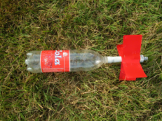 Une très belle fusée à eau